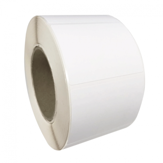 Etiquettes neutres 80x60mm papier mat blanc