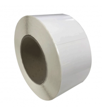 500 Étiquettes neutres - carton plastifié blanc - Ht 55 x lg 90 mm