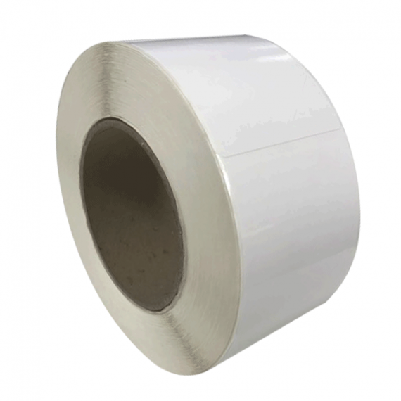 Papier d'étiquettes autocollantes transparentes, ruban blanc, adapté pour  imprimante thermique, E210, P50, 40x30mm