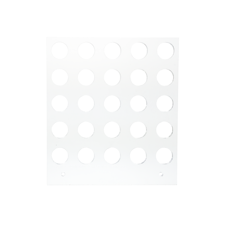 Plateau carré  Pour Imprimante Eddie de 12 cm - 15/20 mm 5 x 5 cercles