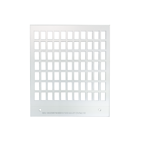 Plateau carré  Pour Imprimante Eddie de 12 cm - rectangle de 7x12mm x 77mm (Tictac)