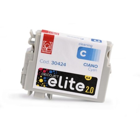 Tinta alimentaria cian para impresora Décojet Elite 2.0