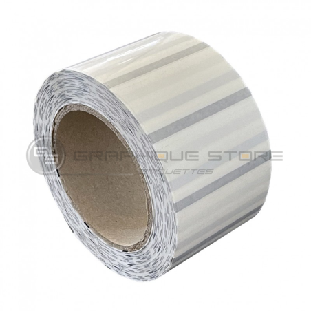 Etiquettes polypro transparent brillant 75X60 mm / 2000 étiq.