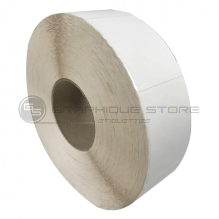 Etiquetas centauro autoadhesivas 60X80mm / Centauro Blanco / Rollo de 2000 etiquetas GS