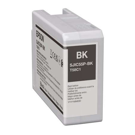 Encres Epson Noir BK ColorWorks D6000/D6500 (80ml)