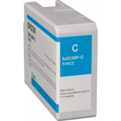 Tintas Epson Cyan ColorWorks C6000/C6500 (80ml)