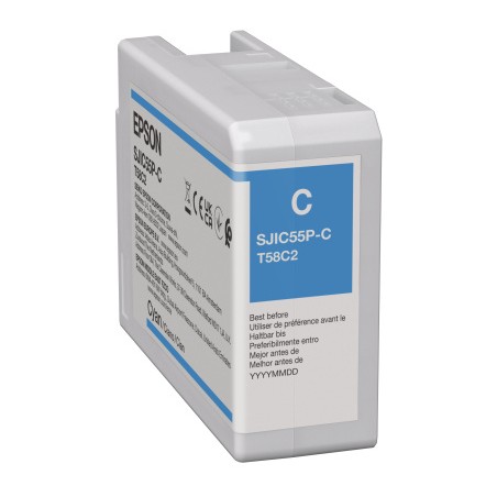 Tintas Epson Cyan ColorWorks D6000/D6500 (80ml)