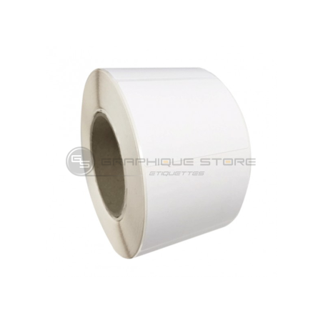 Etiquettes autocollantes 148x210mm / Blanc Mat / Bobine échenillée de 250 étiquettes GS