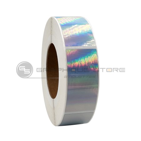 copy of Etiqueta adhesiva 100x70mm / Polipropileno mate blanco / Rollo de 1000 etiquetas GS