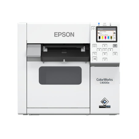 Imprimante jet d'encre couleur d'étiquette Epson CW-C4000e BK Occasion