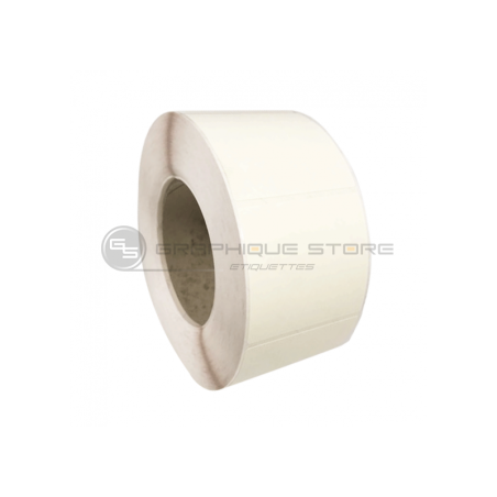 Bobina de etiquetas 90x70mm / Centauro Marfil / Bobina despegada de 1000 etiquetas GS